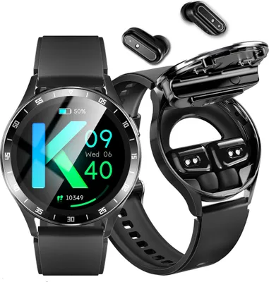 Produktbild von Smartwatch mit Bluetooth-Kopfhörer, 1.39" Touchscreen Smart Watch, 7+ Sportmodi Sportuhr, Fitnessuhr mit Herzfrequenz Schlafmonitor Schrittzähler IP67