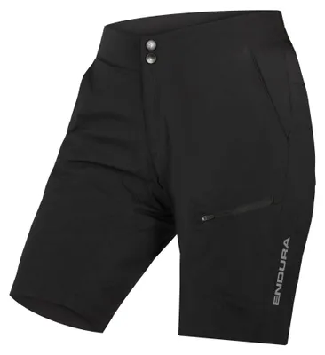 Zdjęcie produktu dla Endura Hummvee Lite Shorts damskie luźne z wkładką czarne. wielkość XS E6171BK/2
