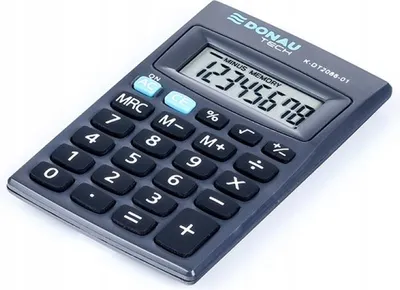 Produktbild von DONAU TECH K-DT2086-01 Bürorechner 8-stellig schwarz