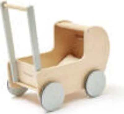 Obrázek produktu pro Kid’s Concept Doll pram natural, 1,5 měsíc/ů, 4 kolo/kola, Zelená, Přírodní, 2 kg