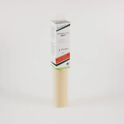 Produktbild von craftcut M03 Plotterfolie matt BEIGE 30,5 x 300 cm