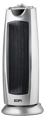 Immagine prodotto di Torre di riscaldamento Vetroceramica oscillante - modello argento - 1000/2000w - edm