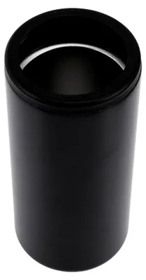 Produktbild von Getränkedosenkühler aus Edelstahl mit isolierter Abdeckung in Schwarz für 12oz Bierflaschen