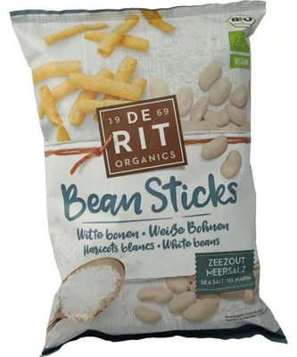 Productafbeelding van De Rit Bean Sticks Zeezout  (75 gr)