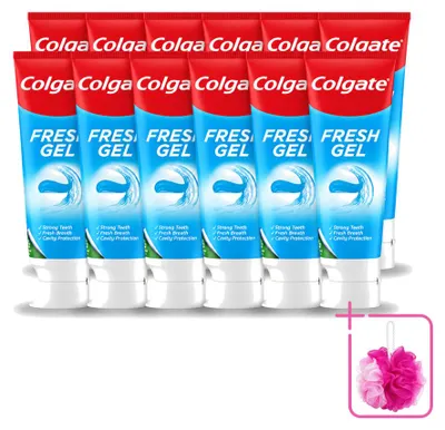 Obrázek produktu pro 12 kusů zubní pasty Colgate Blue Fresh Gel – 75 ml – balení po 12 kusů