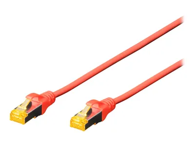 Image de DIGITUS CAT 6A S/FTP Patchcable, 0,25m, rot