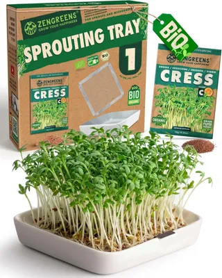 Obrázek produktu pro Biologická sada pro pěstování mikrozeleniny, 4 patra