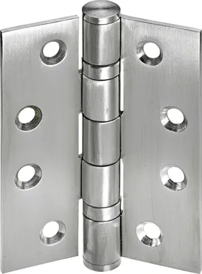 Produktbild von Hettich Türscharnier 100 x 75 x 3 mm, gebürstet
