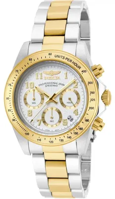 Immagine prodotto di Invicta Speedway 17026 Orologio da Uomo - Movimento al Quarzo - Acciaio Inossidabile con Quadrante Bianco - 39 mm