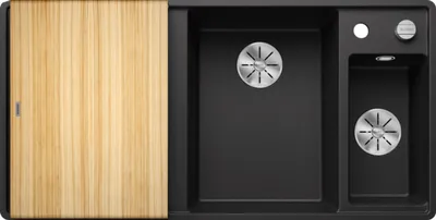 Produktbild von BLANCO AXIA III 6 S-F SILGRANIT schwarz
