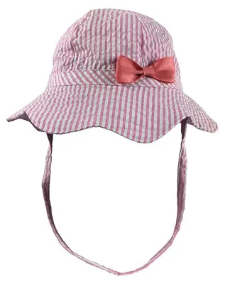 Produktbild von Babymütze mit rosa Streifen