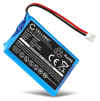 Image de CELLONIC Batterie pour Casque micro Compatible avec NOLAN N90, N43 Air, N86, PL053448P - (800mAh, 3.7V)