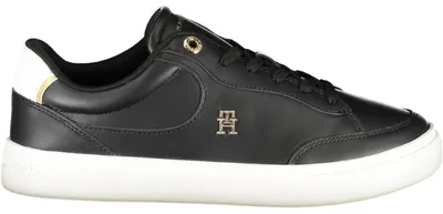 Produktbild von Eleganter schwarzer Damensportschuh mit Kontrastdetails & Komfort