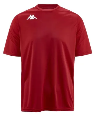Image de T-shirt Kappa pour hommes, modèle DOVO, couleur rouge, taille 58