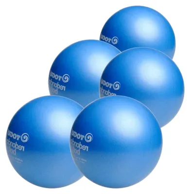 Produktbild von 5 x Redondo Ball Pilatesball Gymnastik Yoga Fitness Therapie 22 cm blau