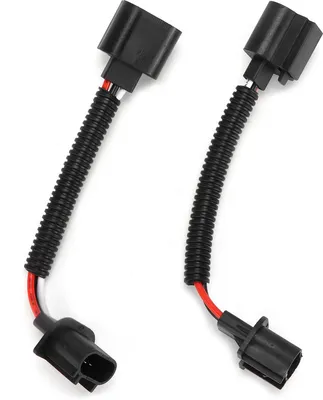 Obrázek produktu pro 2 kusy H13 9008 zástrčka do zásuvky adaptér kabelového svazku pro automobilové světlomety mlhová světla univerzální