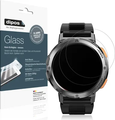 Produktbild von 2x Schutzfolie für HIDAMEL T3E matt - Anti-Shock 9H Folie dipos Glass Kunststoffglas