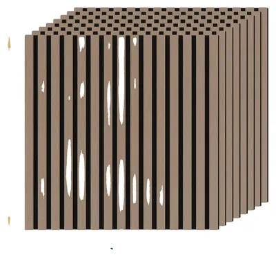 Immagine prodotto di Pannelli acustici, elevata capacità di assorbimento del suono, facile installazione, confezione da 8 pezzi, spessore 9 mm