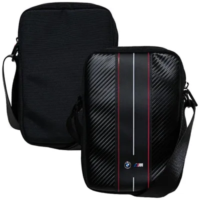 Produktbild von Bmw Carbon & Roter Streifen 8" Tablet Tasche - Schwarz