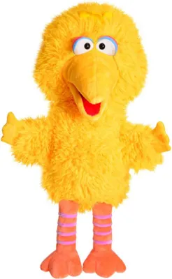 Immagine prodotto di Bibo | burattino a mano | Sesame Street | peluche da 55 cm | coccolone