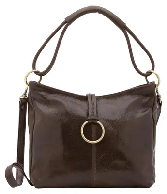 Image de Sac bandoulière pour femmes, en cuir véritable, avec une bandoulière amovible. Fabriqué à la main en Italie