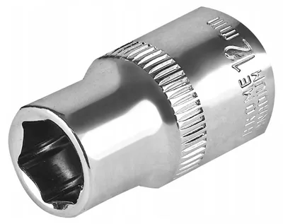 Produktbild von Schmith Steckschlüssel-Einsatz Sechskant 1/2 Zoll 12 mm aus CrV Stahl Profi Werkstatt Werkzeug