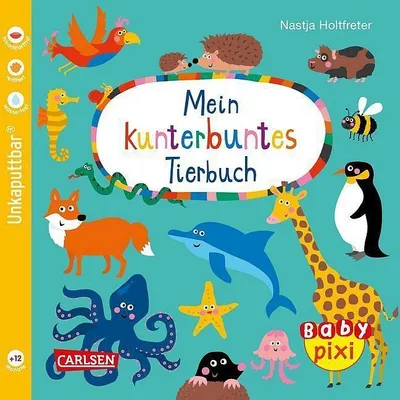 Obrázok produktu pre Baby-Pixi 58: Mein kunterbuntes Tierbuch
