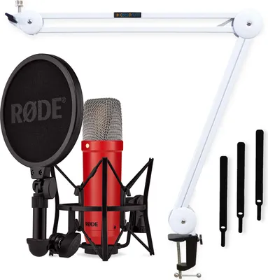 Obrázok produktu pre Rode NT1 Signature Red Mikrofón s kĺbovým ramenom White