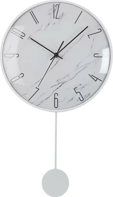 Immagine prodotto di Orologio da parete Versa Pendolo Metallo Vetro Legno MDF 4,5 x 56 x 29 cm