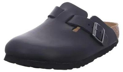 Zdjęcie produktu dla Birkenstock Boston BS Oiled Leather Casual Sandal Black - 5 UK - 38 EU - 7/7,5F US / Black