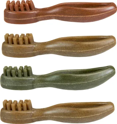 Produktbild von 4 x 11cm - Maulhygiene Knochen - die "natürliche" Zahnbürste für den Hund - Kauknochen