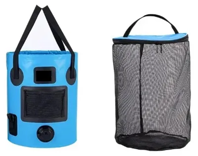 Immagine prodotto di Secchio pieghevole da campeggio da 25 litri con borsa impermeabile