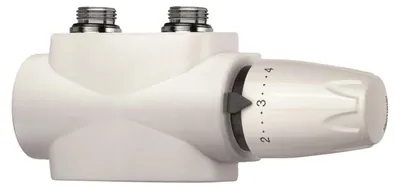 Image de IMI Heimeier Multilux 4 Set Zweirohr weiß RAL 9016