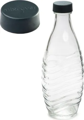 Produktbild von mixcover Ersatzdeckel passend für SodaStream Crystal & Penguin Glasflasche 1er Set