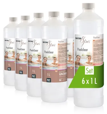 Produktbild von 6 x 1L BAYZID® SPA Poolclear Trübungsbeseitigung