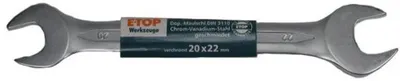 Imagen del producto de Llave de boca doble E-TOP, 20x22 mm