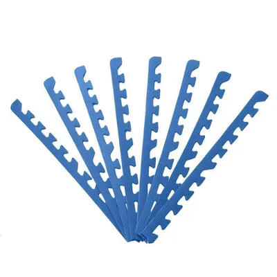 Produktbild von 8 Randstücke blau für Schutzmatten Fitnessgeräte Sportgeräte Fitness Übungen