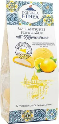 Produktbild von Dolciaria Etnea Sizilianisches Feingebäck mit Zitronencreme 100g