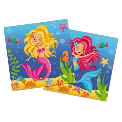 Immagine prodotto di Tovagliolo a sirena, 20 pezzi.
