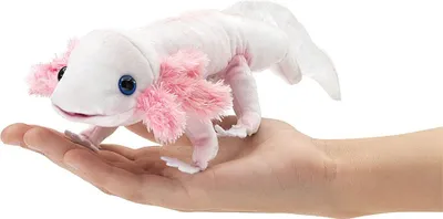 Produktbild von Folkmanis Handpuppe Axolotl 23 cm