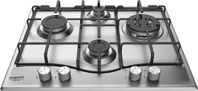 Immagine prodotto di Hotpoint PCN 642 T/IX/HA Acciaio inossidabile Da incasso Gas 4 Fornelli