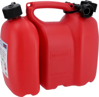 Immagine prodotto di Contenitore doppio per combustibile + miscela carburante "Profi" 6+3 litri, rosso
