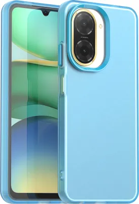 Produktbild von Handyhülle für Xiaomi Redmi A5 4G Schlank Durchscheinend Matt Stoßfest Schutzhülle Blau