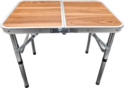 Produktbild von Campingtisch klappbar 60x40 cm 3 Höhen Camping Tisch faltbar 2,5kg Picknicktisch