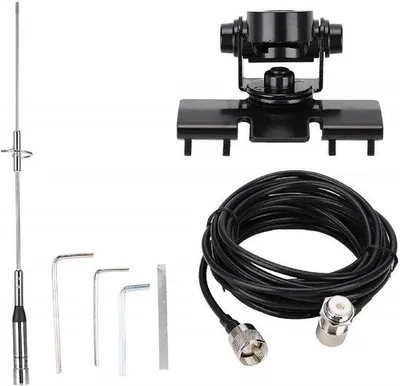 Zdjęcie produktu dla Dailygoods - Antena samochodowa, dwupasmowa VHF/UHF - 144/430 MHz