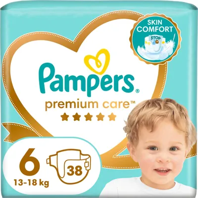 Image de PAMPERS Premium Care taille 6 (38 pièces)