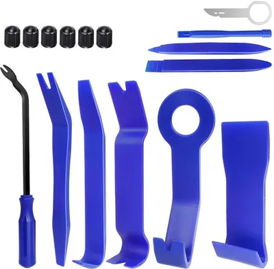 Produktbild von 16-teiliges Autowerkzeug-Set, Kunststoff-Spreizer, Innenraum- und Türverkleidungswerkzeug