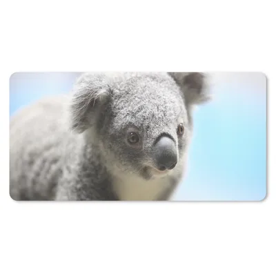 Produktbild von MuchoWow® Mauspad Mousepad Koala - Nahaufnahme - Tier - Kinder - Jungen - Mädchen 60x30 cm - Mousepads - Maus Mat - Pad - Mausunterlage - Nachhaltig
