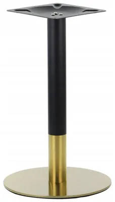 Immagine prodotto di Base per tavolo in acciaio inox SH-3001-5/GB, per ufficio, hotel, ristorante, diametro 45 cm, altezza 72,5 cm, acciaio inox color oro