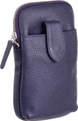 Produktbild von Prato LM J07 Asif Rindleder glatt Handy Umhängetasche dblau